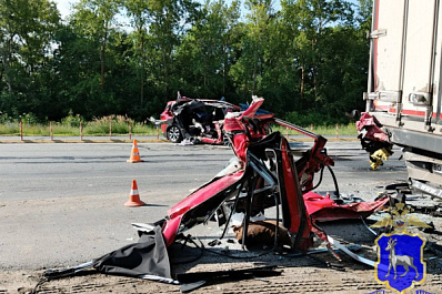 Врезалась в стоящий грузовик: в Самарской области 23 июня погиб пассажир иномарки