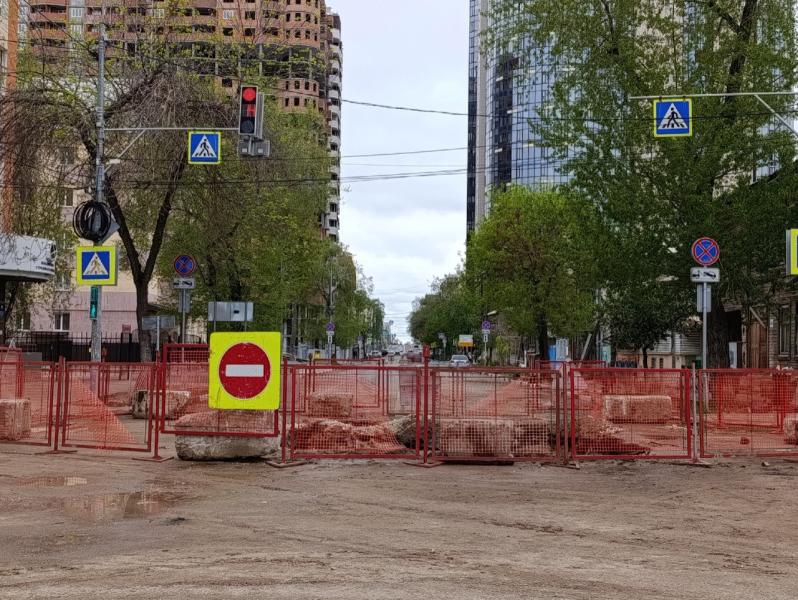 В Самаре с 26 августа по улице Вилоновской ограничат движение транспорта