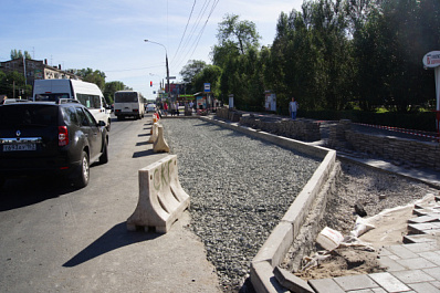 Ремонт улицы Победы в Самаре завершен на 50 %