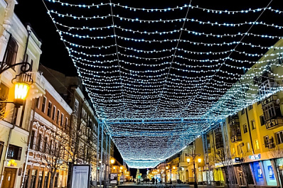 Монтаж новогодней иллюминации в Самаре завершат 20 декабря