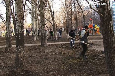 ТРК “ГУБЕРНИЯ” присоединилась к месячнику по благоустройству
