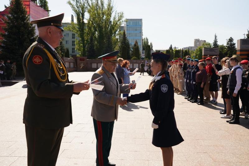 В Самаре прошел смотр военно-патриотических объединений региона