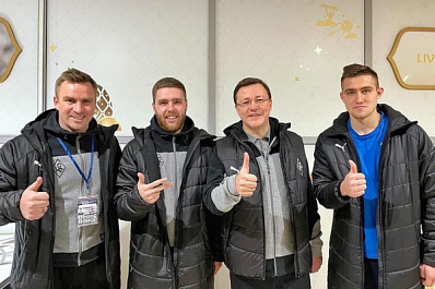 Дмитрий Азаров поздравил "Крылья Советов" с победой в заключительном матче года