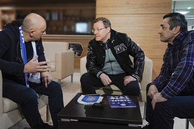 Дмитрий Азаров провел встречу с новым главным тренером баскетбольного клуба "Самара"