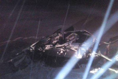 В Самарской области фура врезалась в Приору, водитель легковушки погиб