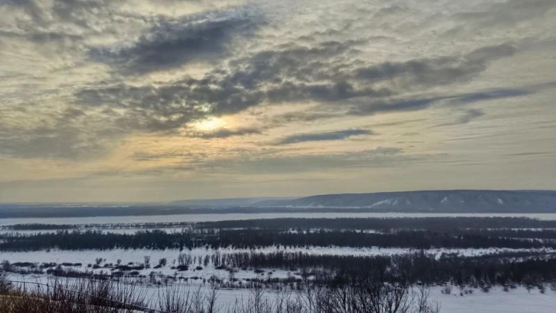 В Самарской области лед на Волге почти в два раза тоньше, чем обычно