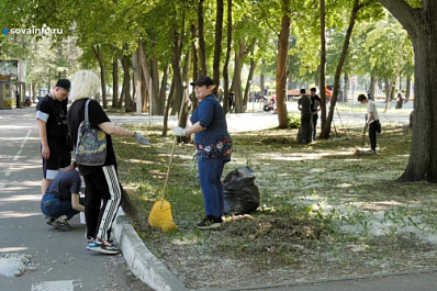 В Самаре привели в порядок территорию парка имени Гагарина