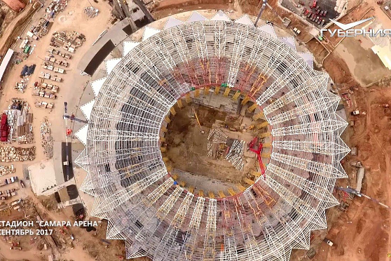 Губерния на высоте. Стадион "Самара Арена" за 3.5 месяца до окончания работ