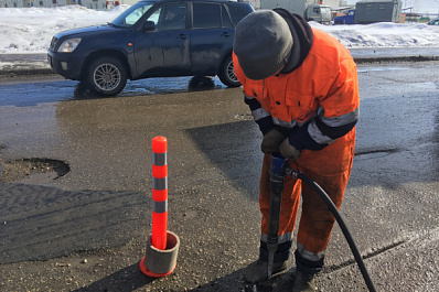 В Самаре более 6 тыс. кв. м дорожного полотна восстановили при помощи аварийно-ямочного ремонта