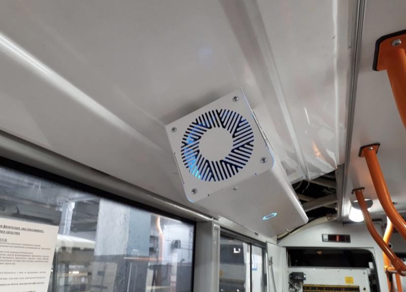 В общественном транспорте Новокуйбышевска установили обеззараживатели