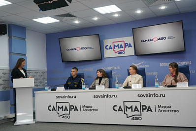 В пресс-центре медиаагентства 