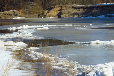 В Самарской области наступило раннее половодье
