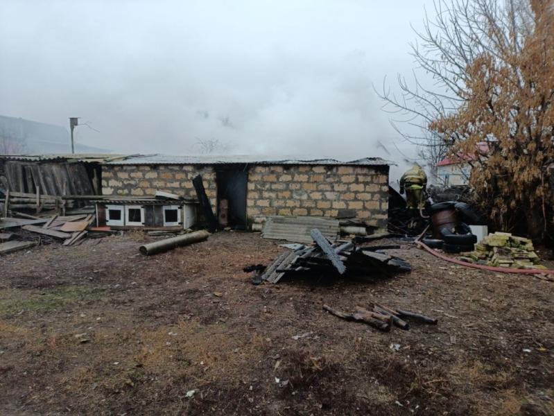 Во время пожара в частном доме села Августовка погибли домашние животные