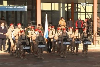 Военнослужащие ЦВО посетили самарских школьников