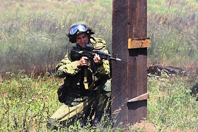 В Самарской области миротворцы учились разоружать террористов