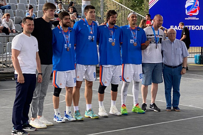 Мужская команда Самарской области стала бронзовым призером турнира по баскетболу 3x3