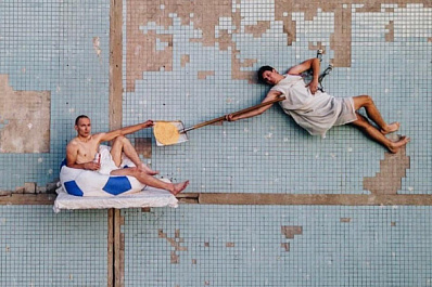 Самарский художник показал новый перфоманс