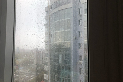 На Самару обрушился мощный ливень