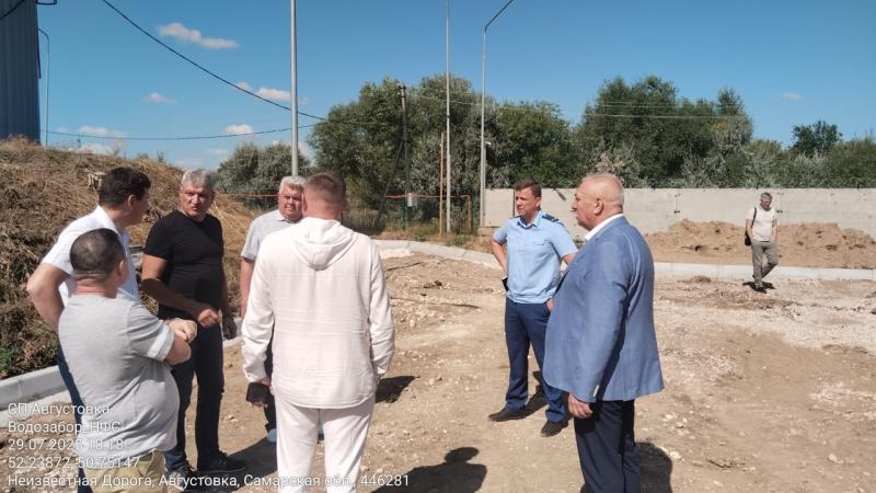 В селе Августовка ускорят работы по благоустройству