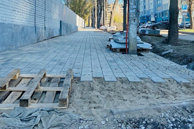 В Самаре начали благоустраивать территорию около будущего филиала Третьяковки