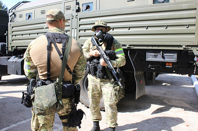 В Самарской области была отработана "атака боевиков" на бронепоезд 