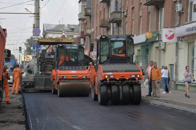 Комплексный ремонт улицы Победы завершится до конца сентября