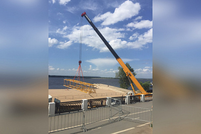 В Самаре 19 июня из-за прохода канатоходца над Волгой приостановят движение судов