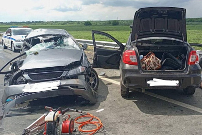 На трассе Самара - Бугуруслан в аварии погибли два человека