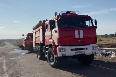 Сильный ветер 24 августа стал причиной новых очагов возгорания в Борском районе