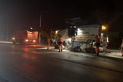 В Самаре приступили к обновлению проезжей части на Ракитовском шоссе