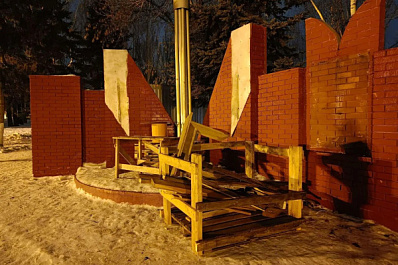 В Самаре продолжается реконструкция мемориального комплекса в парке Победы