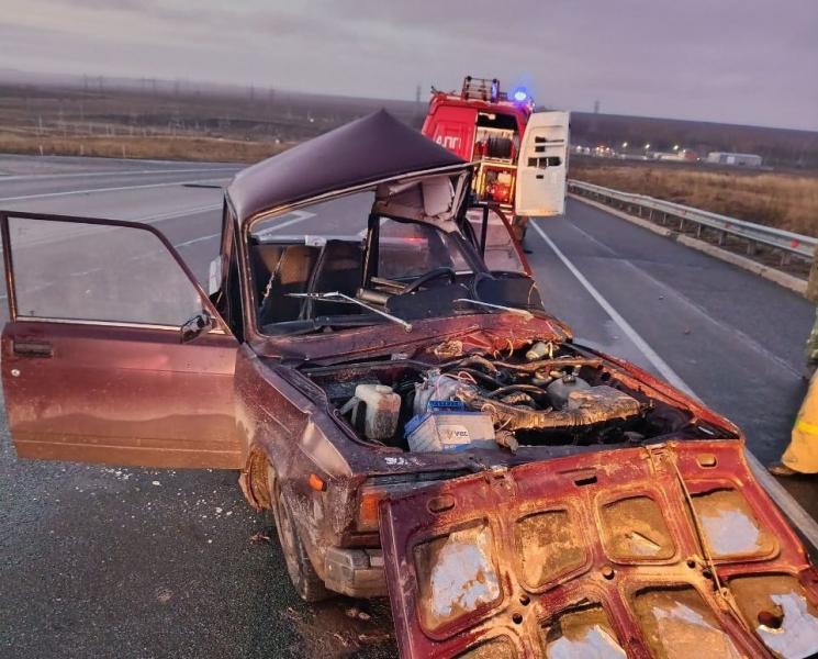 В Сергиевском районе в столкновении с микроавтобусом погиб водитель легковушки