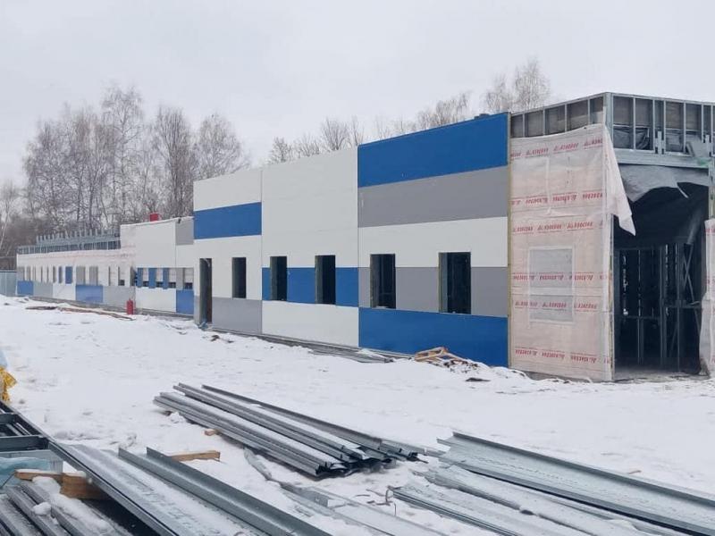 В Тольятти на 50 % завершена работа по установке металлоконструкций корпуса для пациентов с COVID-19