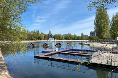 В Самаре озеро в парке Металлургов очистили на 60 % 