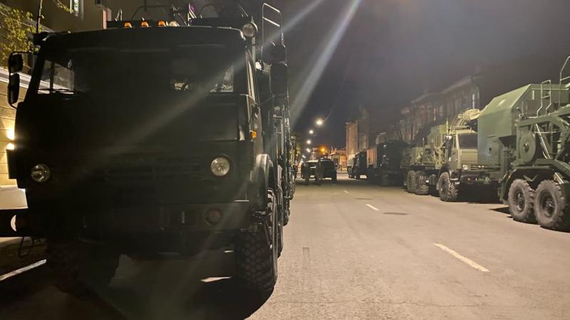 В Самаре 3 мая заметили колонны военной техники