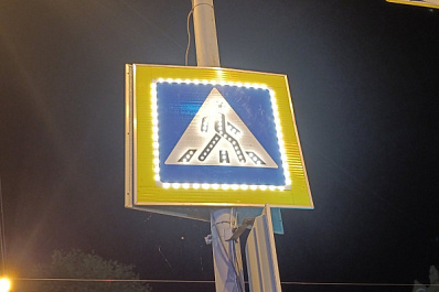 В Самаре у пяти школ установят проекционные пешеходные переходы