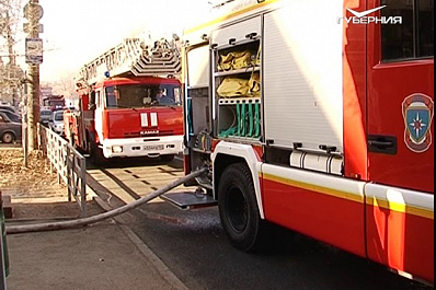 В Самаре загорелось общежитие