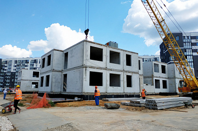 Готовность нового детсада на 150 мест в Тольятти приближается к 40 %