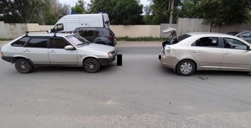 В Самаре в столкновении "девятки" с иномаркой пострадала женщина