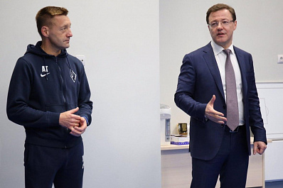 Дмитрий Азаров поблагодарил ФК Крылья Советов за отличную игру