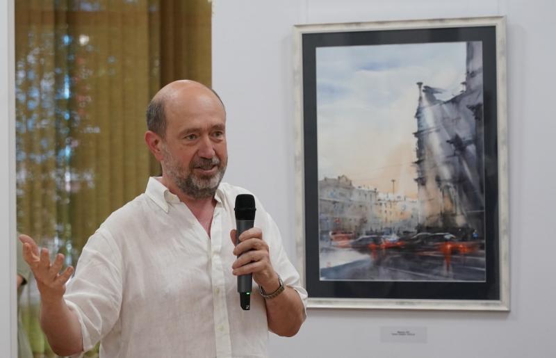 Миражи в акварелях: в Самаре открылась выставка художника, архитектора  и фотографа Андрея Самолинова 