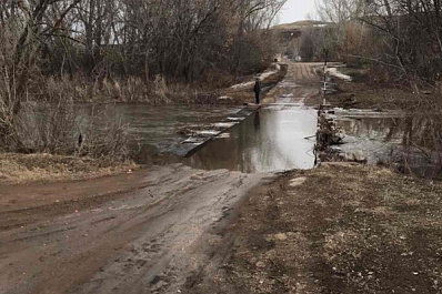 В Самарской области подтопило два низководных моста