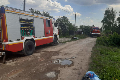 В Самаре сгорели два частных дома в дачном массиве