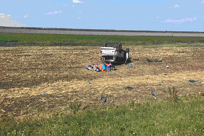 Пьяный водитель Mazda снес внедорожник на трассе М5 под Самарой