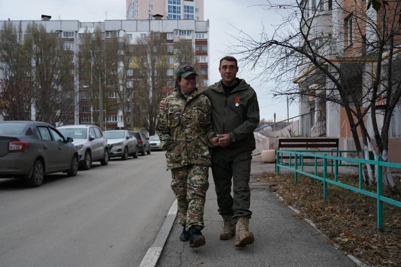 Участник СВО из Новокуйбышевска награжден медалью Жукова