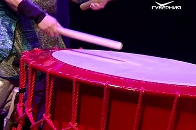 Шоу японских барабанщиков впервые отгремело в Самаре