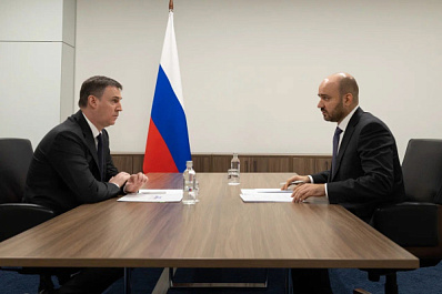 Дмитрий Патрушев и Вячеслав Федорищев обсудили вопросы экологии региона