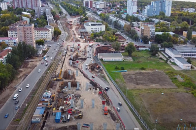В Самаре продвигается строительство развязки на Ново-Садовой