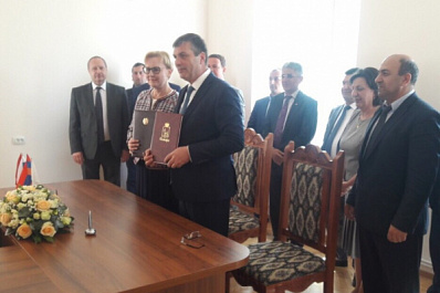 Самарская делегация подписала договор о сотрудничестве с армянским городом Спитак