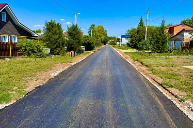 В Отрадном заасфальтировали дороги на улицах частного сектора 